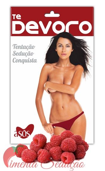 Calcinha Comestível Te Devoro Sabor Framboesa